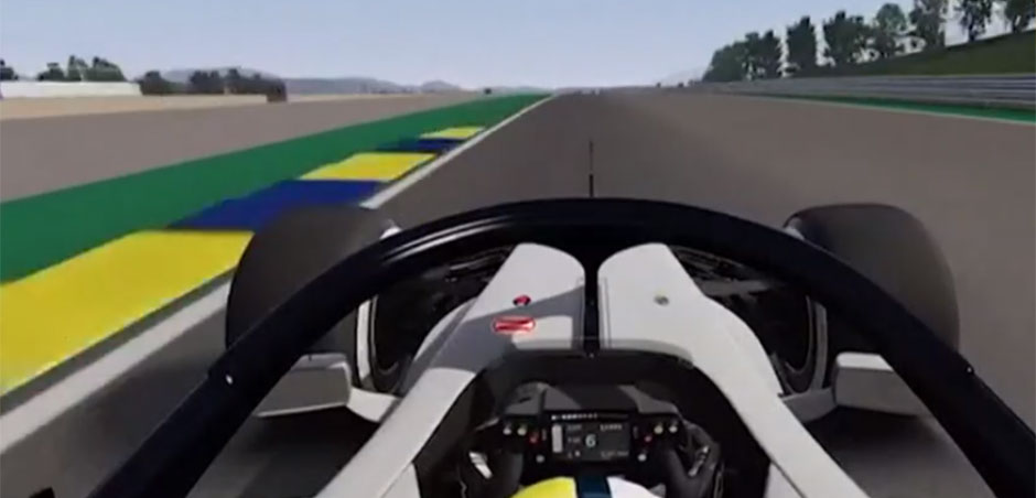 simulation of the planned F1 track in Rio