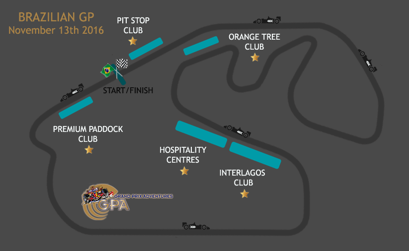 formula 1 grand prix brazil race track map