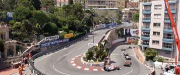 the iconic corner at the monaco grand prix